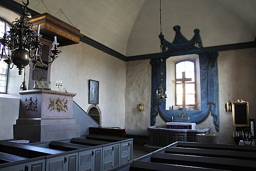 Angarns kyrka, intérieur
