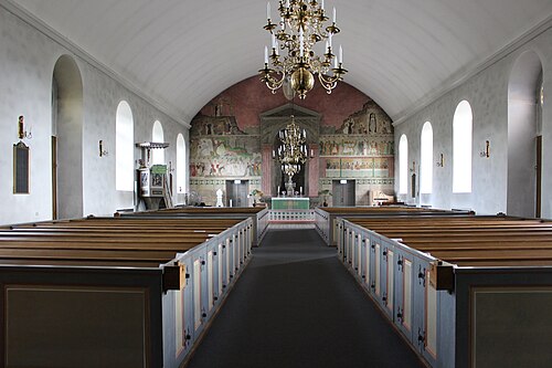 Hjärnarps kyrka, intérieur