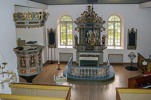 Nävelsjö kyrka, interno