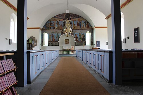 Oppmanna Kyrka, interno