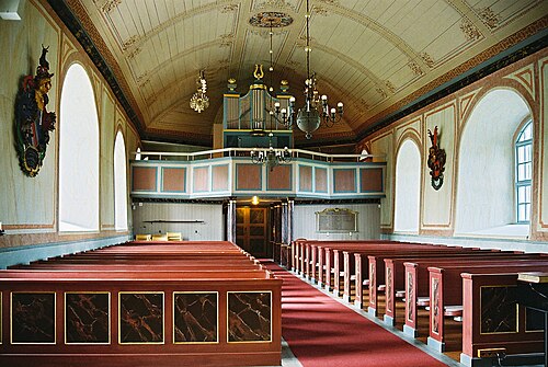 Steneby kyrka, interno