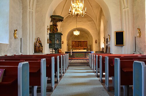 Tumbo kyrka, interno