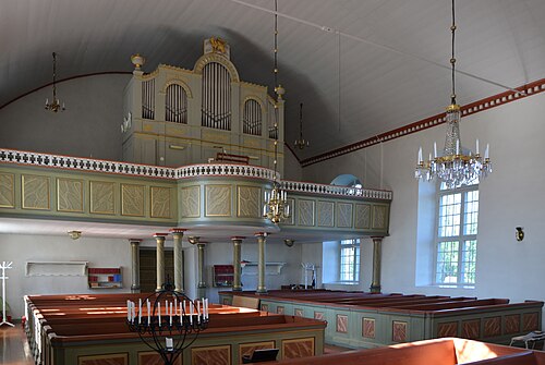 Hössna kyrka, intérieur