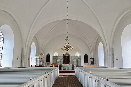 Katslösa kyrka, interno