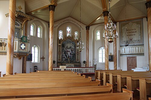 Kungsäters kyrka, interno