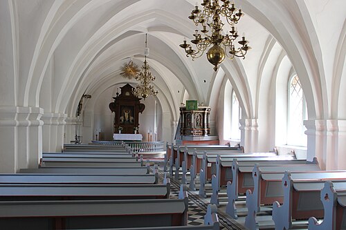Kyrkheddinge kyrka, interno