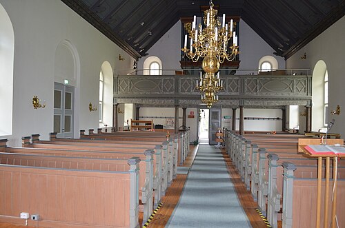 Vänga kyrka, intérieur