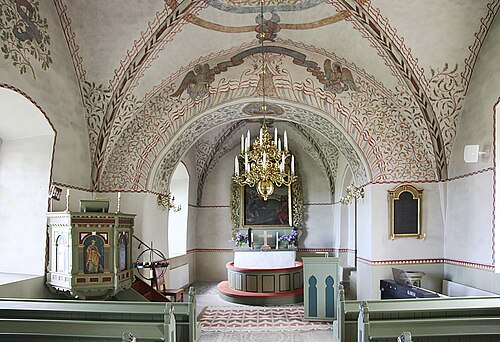 Vättlösa kyrka, interno