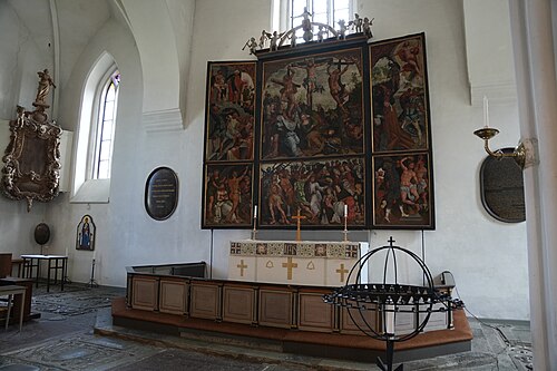 Vårfrukyrkan, interno