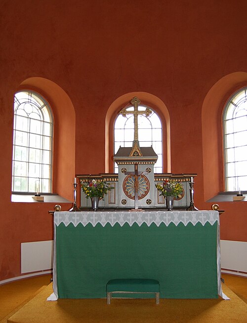Bäckaby kyrka, intérieur