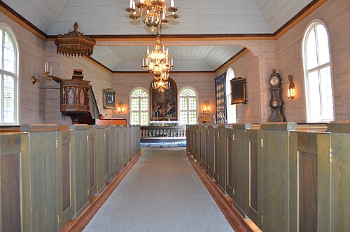 Burseryds kyrka, interno