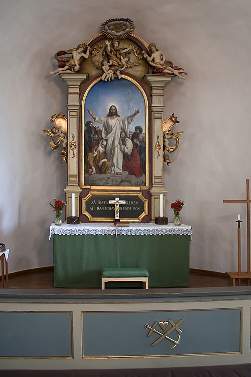 Böda kyrka, interno