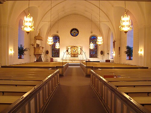 Gagnefs kyrka, interno