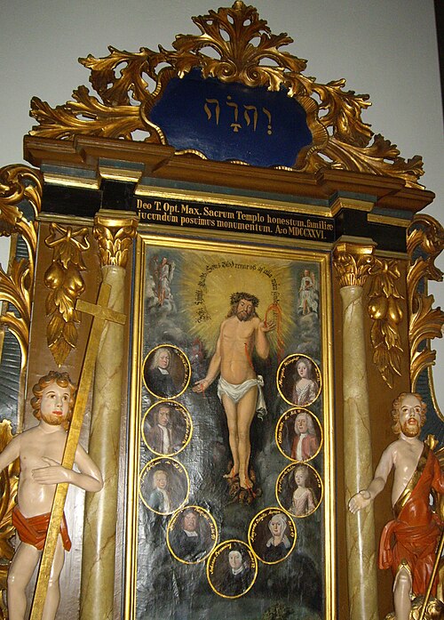 Vinbergs kyrka, interno