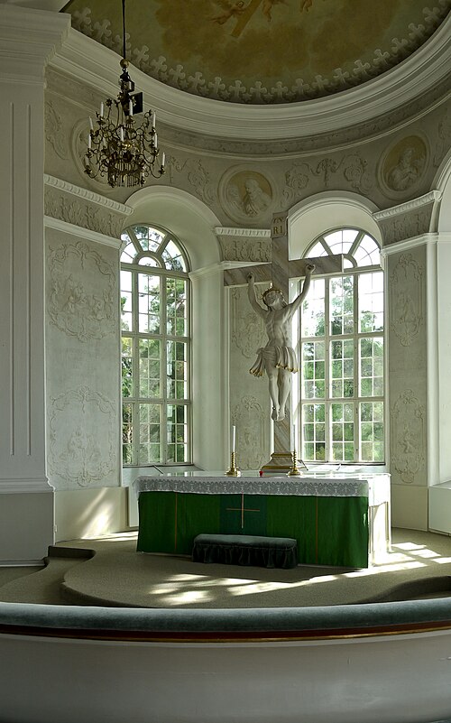 Rogsta kyrka, interno