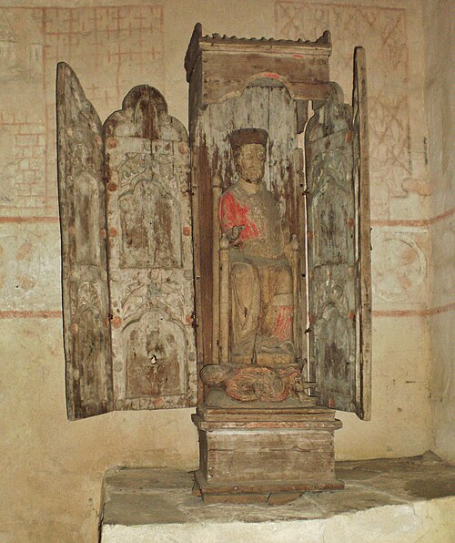 Dädesjö gamla kyrka, interno