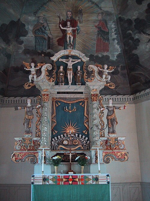 Järnboås kyrka, interno