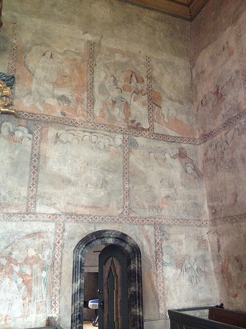 Ovikens gamla kyrka, intérieur