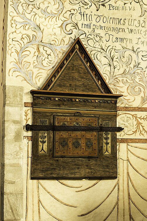 Levide kyrka, interno