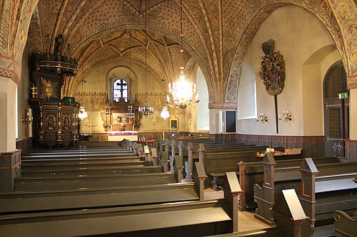 Ununge kyrka, interno