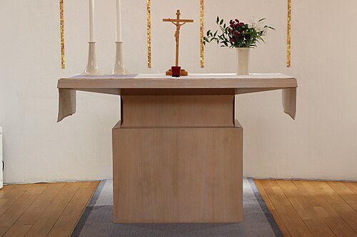 Björsjökyrkan, interno
