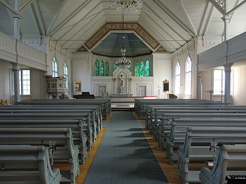 Gåxsjö kyrka, intérieur