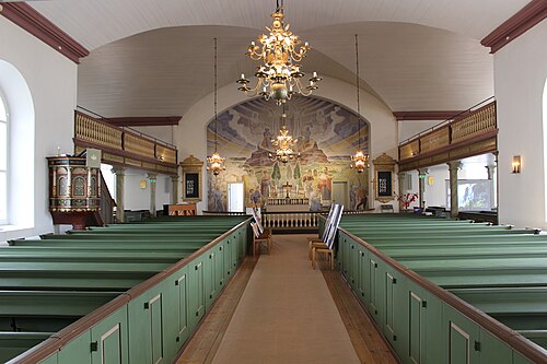 Vånga Kyrka, interno