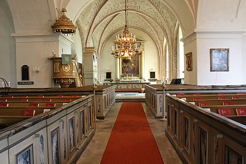 Alunda kyrka, interno