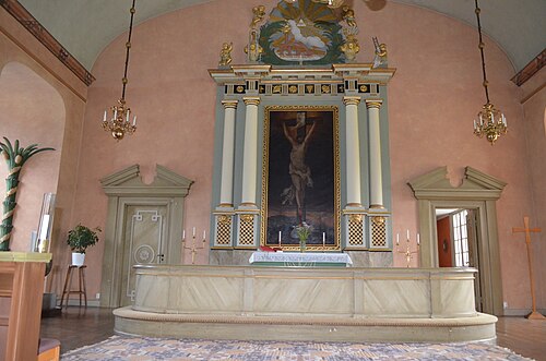 Mårdaklevs kyrka, intérieur