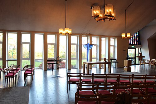 Petersgårdens kyrka, interno