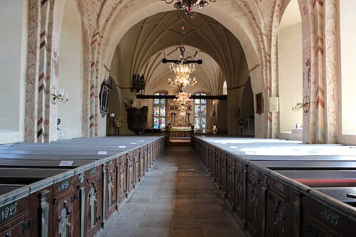 Rasbo kyrka, interno