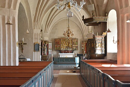 Härads kyrka, interno