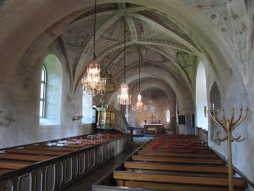 Norrsunda kyrka, intérieur