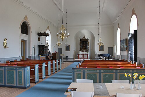 Rådmansö kyrka, intérieur
